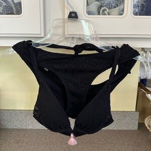 Victoria's Secret 2 piece Black bikini with Elegant Cutouts